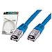 Cavo Rete Schermato F / Utp Cat. 5E - Lunghezza Mt. 10 - Colore Blu - Foto miniatura 1