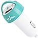 Car Charger Dual Usb 2.1 A White - Foto miniatura 1