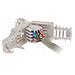 IWP-8P8C-TLU - Plug Cat. 5/6 RJ45 Tooless con Copriconnettore - Foto miniatura 3