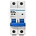 51205 Nb1-63 / c6-2p-6-interruttore Magnetotermico 2p 6a Curva C 6ka 180349 - Foto miniatura 1