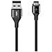 DuraTek USB-C / USB-A Cable DuPont Kevlar 1,2m black - Foto miniatura 3