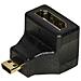 Adattatore Hdmi Femmina - Micro Hdmi Maschio 90° Angolato - Foto miniatura 1