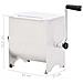 Impastatrice Carne Manuale E Coperchio Argento 20l Acciaio Inox - Foto miniatura 7