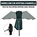 Ombrellone Doppio Tettuccio Da Esterni Anti Uv Dimensioni 460 X 270 X 240 Cm Colore Verde - Foto miniatura 5