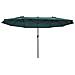 Ombrellone Doppio Tettuccio Da Esterni Anti Uv Dimensioni 460 X 270 X 240 Cm Colore Verde - Foto miniatura 6