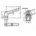 Leva Di Bloccaggio Regolabile Con Filettatura Femmina - gn 300, Jack In Acciaio Brunito, Manico Di Zinco Pressofuso Nero, Rivestito In Plastica, Nero, Gn 300-63-m8-sw - Foto miniatura 2