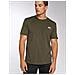 Alpha Industries Basic Small Logo T-shirt Dark Olive - Foto miniatura 4