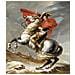 Stampa Su Tela - Napoleone Attraversa Il Passo Del Gran San Bernardo - Jacques Louis David - Quadro Su Tela, Decorazione Parete Cm. 60x75 - Foto miniatura 5