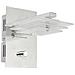 Applique Moderna A Led Cromata, Bianco Caldo 3000k 450lm - Foto miniatura 1