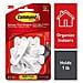 Comando 17002-vp-6pk Piccoli Ganci Con Le Strisce Value Pack - Bianco Confezione Da 1 - Foto miniatura 1