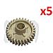5xlower Roller Gear 29t M402, m404, m405, m428, m429, m426, m304 - Foto miniatura 1