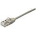 Slim - Patch-kabel - Rj-45 (m) Bis Rj-45 (m) - 5 M - S / ftp - Cat 6a - Geformt, Ohne Haken - Beige - Foto miniatura 1