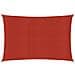 Vela Parasole 160 g / m² Rossa 2,5x3,5 m in HDPE - Foto miniatura 1