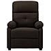 Poltrona Reclinabile Marrone Scuro in Tessuto - Foto miniatura 3