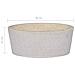Lavandino Crema Ø40x15 cm in Marmo - Foto miniatura 10