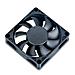 Black 7cm case fan, 70 x 70 x 15 mm, 50000h - Foto miniatura 1
