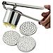 Schiacciapatate In Acciaio Kh-1268 Con Setacci Intercambiabili - Foto miniatura 5