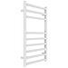 Termoarredo Bagno Scaldasalviette Acciaio Radiatore Calorifero Termosifone Cromo Cromato *** Finitura- : Bianco Opaco, Misure : H1200xl500xi470 Mm - Foto miniatura 1