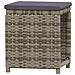Set Divani Da Giardino 6 Pz Con Cuscini In Polyrattan Grigio - Foto miniatura 3