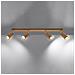 Applique Da Soffitto In Legno Zeke 4 Legno 200x50x800 Mm Legno - Foto miniatura 11