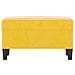 Panca Giallo 70x35x41 Cm In Velluto - Foto miniatura 3