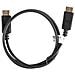 Cavo Displayport 1.2 Maschio A Displayport 1.2 Maschio 1m 4k Nero Ca-dpdp-10cc-0010-bk - Foto miniatura 6