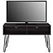 Owen Porta Tv In Truciolare Laminato Marrone - Foto miniatura 2