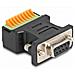 Adattatore Da Presa D-sub 9 A Morsettiera Con Pulsante - Foto miniatura 1