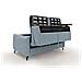 Scarlet Divano Letto Lineare Impermeabile T19 Carta Da Zucchero - Foto miniatura 5