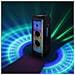 Speaker Party Portatile FLAME T360 Bluetooth Potenza 150 Watt Giochi di Luce e Audio a 360° DJ Pad 64 Effetti Sonori Ingressi USB /AUX-IN /MIC /Chitarra da 6.35 mm Funzione X.BASS - Foto miniatura 6