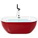 Vasca Da Bagno Freestanding Nevis 160 X 75 Cm Rosso - Foto miniatura 6