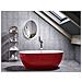 Vasca Da Bagno Freestanding Nevis 160 X 75 Cm Rosso - Foto miniatura 1