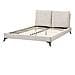 Letto Velluto A Coste Melle 160 X 200 Cm Beige Chiaro - Foto miniatura 4