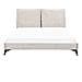 Letto Velluto A Coste Melle 160 X 200 Cm Beige Chiaro - Foto miniatura 6