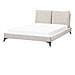 Letto Velluto A Coste Melle 160 X 200 Cm Beige Chiaro - Foto miniatura 7