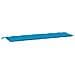 Cuscino Per Panca Azzurro 200x50x7 Cm In Tessuto Oxford - Foto miniatura 2