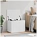 Contenitore Portaoggetti Bianco 60x42x46 Cm Legno Multistrato - Foto miniatura 3