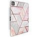 Custodia Per Ipad Pro 13' 2024 Protezione Completa Copertina Supporto, Bianco / Rosa - Foto miniatura 1