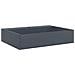 Lavandino 50x38x11 Cm Blocco In Marmo /minerale Antracite - Foto miniatura 2