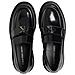Combat Loafer Mocassino Pelle Scarpe Donna Nero Eu 36, Yw0yw01503 0gt - Foto miniatura 3