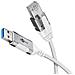 Goobay 74377 adattatore per inversione del genere dei cavi USB 3.0 type A RJ45 Bianco - Foto miniatura 4