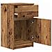 Comodino Legno Antico 39x35x65 cm in Legno Multistrato - Foto miniatura 8