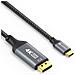 SPC-V200-020 cavo e adattatore video 2 m USB tipo-C DisplayPort Nero, Grigio - Foto miniatura 4