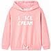 Felpa con Cappuccio da Bambina Rosa Brillante 140 - Foto miniatura 1