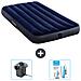 Set Materassino Gonfiabile - 191x99x25 Cm - Blu - Include Accessori Coordinati Cb14 - Foto miniatura 1