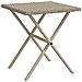 Lettini Prendisole 2pz con Tavolino Grigio Chiaro in Polyrattan - Foto miniatura 8