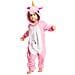 Pigiama Per Bambini Kigurumi Onesie Costume Pegaso Rosa 125-135 Cm - Foto miniatura 2