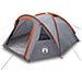 Tenda da campeggio Grigio e arancione 308 x 268 x 130 cm - Foto miniatura 3
