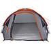 Tenda da campeggio Grigio e arancione 308 x 268 x 130 cm - Foto miniatura 4