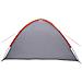 Tenda da campeggio Grigio e arancione 308 x 268 x 130 cm - Foto miniatura 6